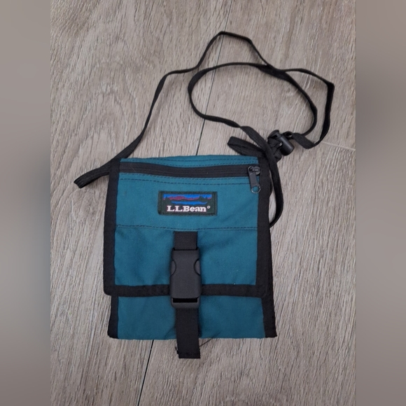 L L Bean Vintage Crossbody Wallet Passport Holder - Picture 6 of 6